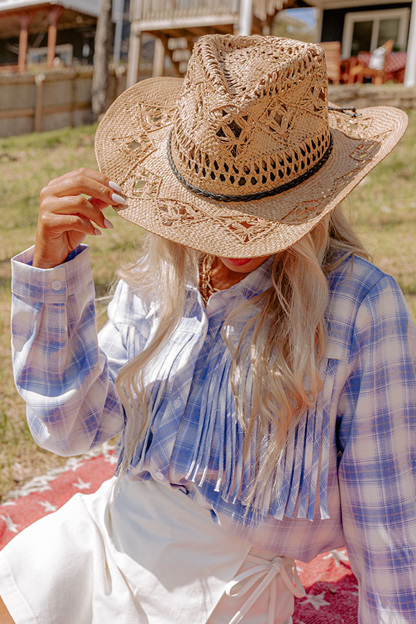Reserved For Fun Woven Hat In Tan Image - 2