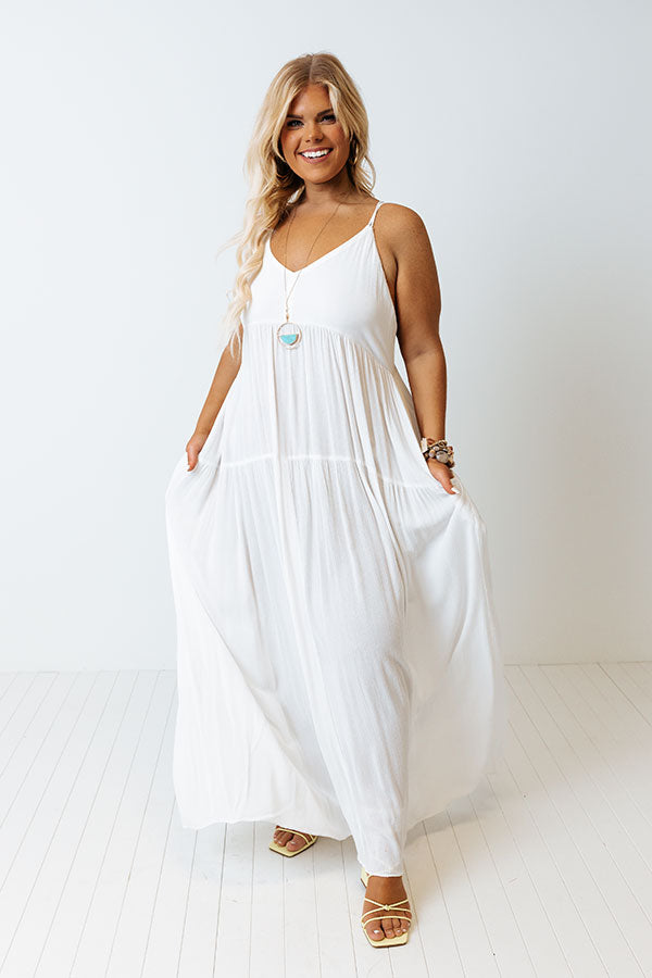 Travel Life Maxi in White Curves Image - 3