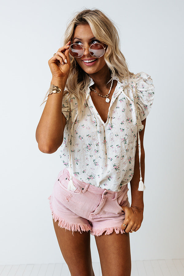 Sweetly Said Floral Shift Top Image - 1