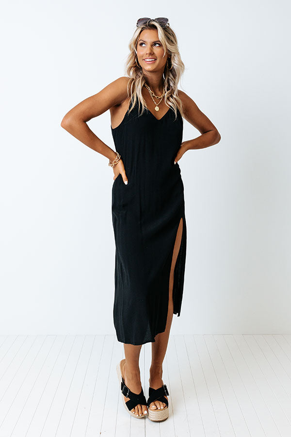 Living In London Midi In Black Image - 5