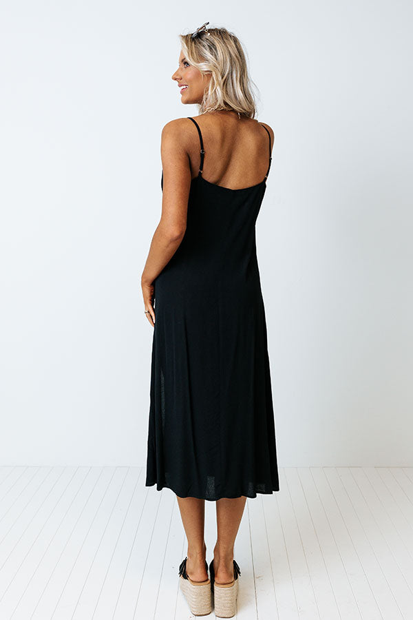 Living In London Midi In Black Image - 4