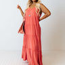 Saturday Strolling Maxi In Coral Curves Image - 1