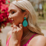 Sweetest Dream Beaded Earrings In Turquoise Image - 1