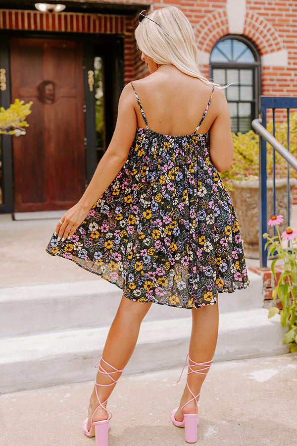 Brunching With Besties Floral Shift Dress Image - 3