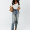 The Colten High Waist Distressed Jean Image - 1