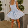 All The Allure Smocked Dress In Sky Blue Image - 1