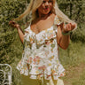 Bahama Nights Floral Top in Ivory Curves Image - 1