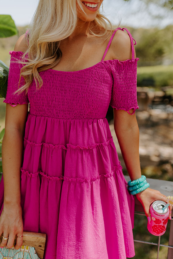 Turn Up The Tunes Babydoll Dress Image - 3