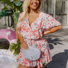 Sassy And Sweet Floral Romper In Light Pink Curves Image - 1