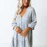 Austin City Sweetness Shift Dress In Airy Blue Image - 1