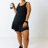 Confident Choice Athletic Dress In Black Curves Image - 1