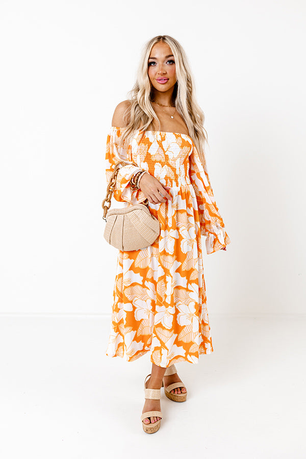 Meeting For Brunch Floral Midi