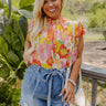 Biggest Claim To Fame Floral Top Curves Image - 1