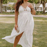 Sweetest Dream Eyelet Maxi In Cream Curves Image - 1