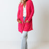 Chic Journey Cardigan In Hot Pink Image - 1