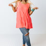Calling Your Name Shift Top In Neon Pink Curves Image - 1