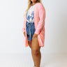 Chic Journey Cardigan In Pink Curves Image - 1