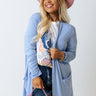 Chic Journey Cardigan In Sky Blue Curves Image - 1