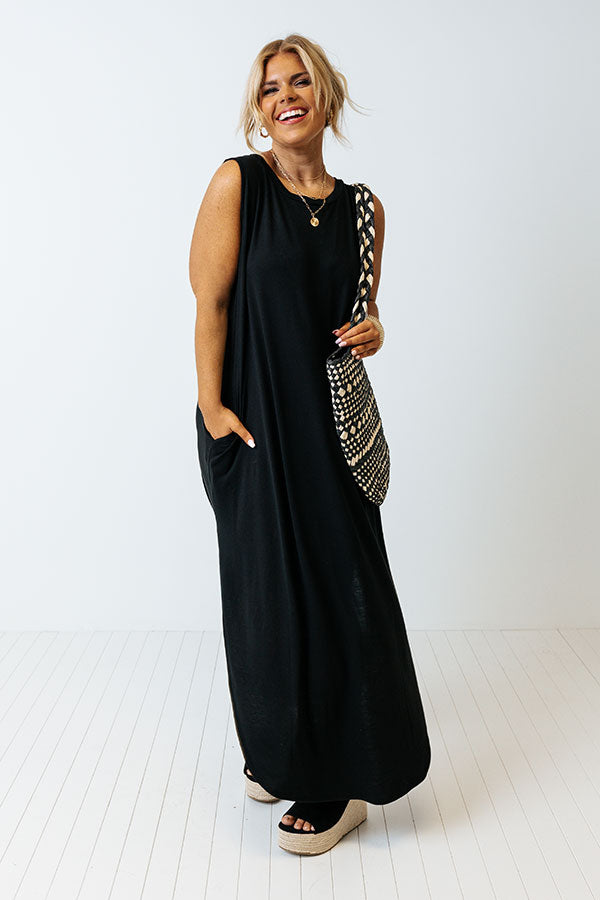 Desert Shade Maxi In Black Curves Image - 4