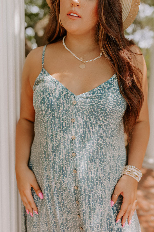 Desert Sensation Maxi In Teal Curves Image - 2