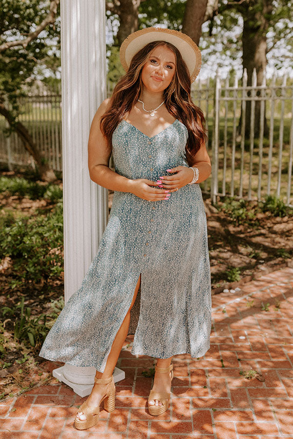 Desert Sensation Maxi In Teal Curves Image - 1