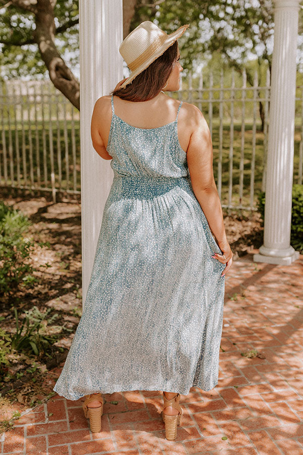 Desert Sensation Maxi In Teal Curves Image - 4
