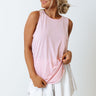 Turn Up The Tunes Shift Tank In Light Pink Image - 1