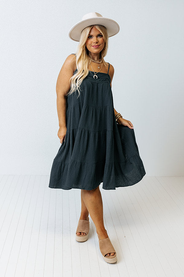 Local Guide Shift Dress In Teal Curves Image - 2