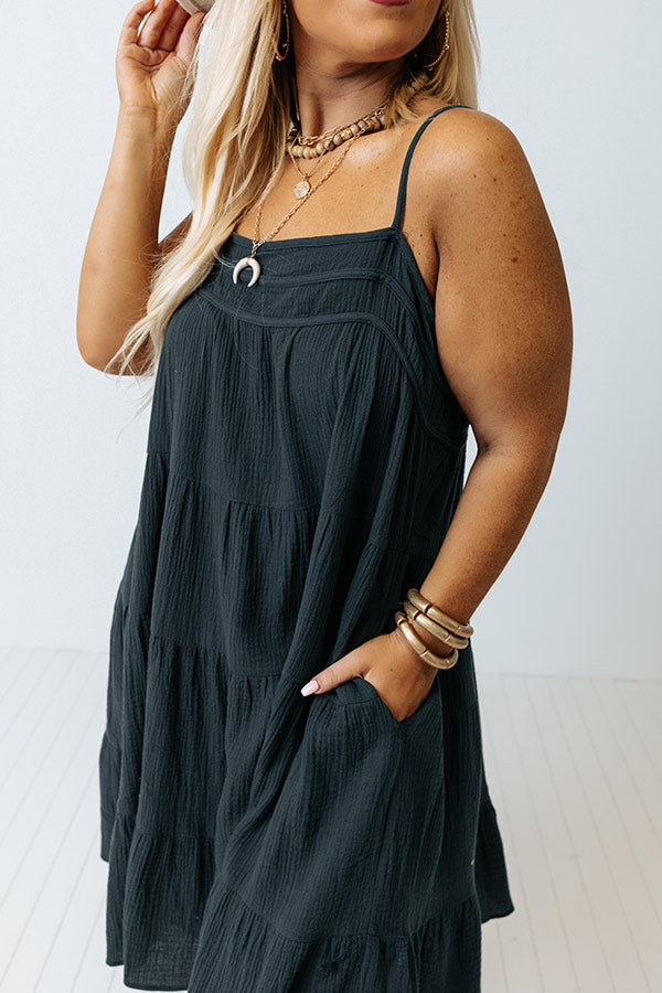 Local Guide Shift Dress In Teal Curves Image - 3