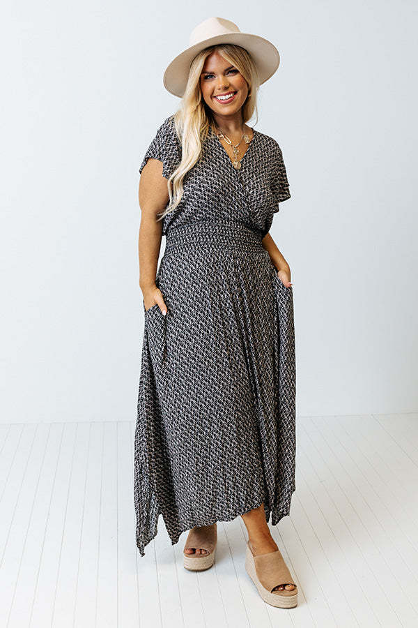 Cute Casa Maxi In Black Curves Image - 1