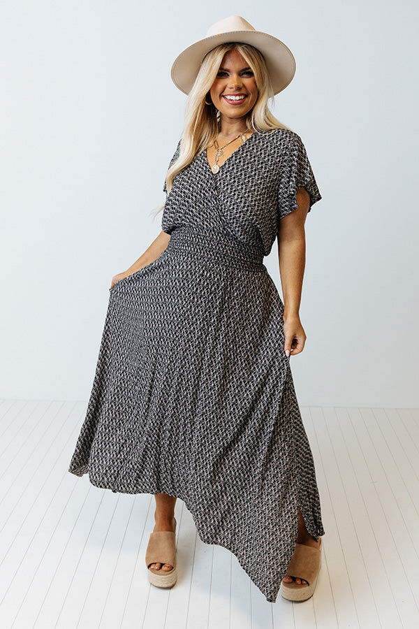 Cute Casa Maxi In Black Curves Image - 4