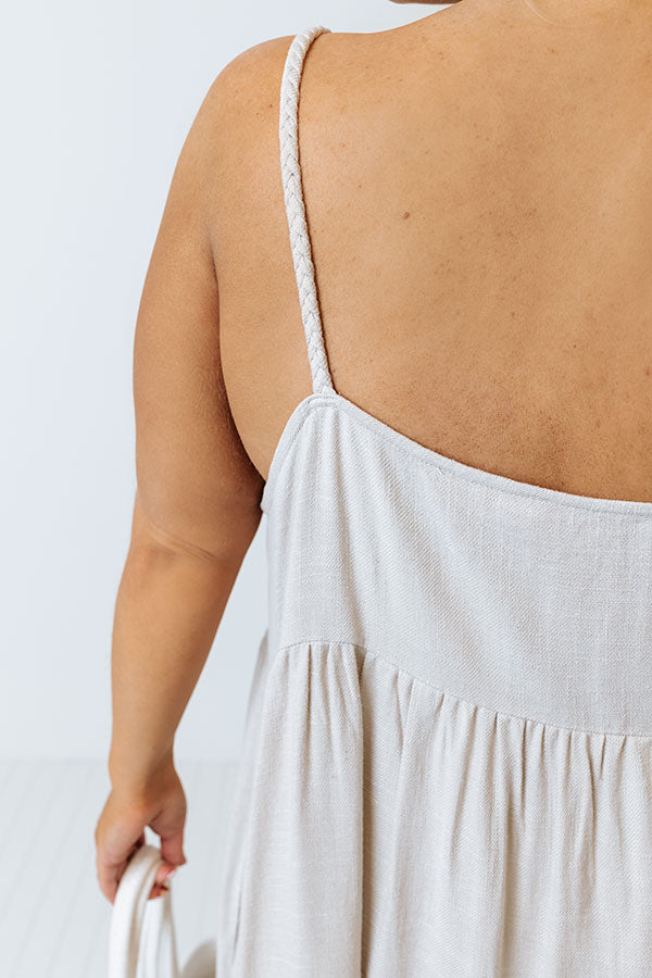 Wishing Tree Shift Dress In Stone Curves Image - 5