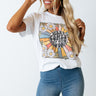 Here Comes The Sun Graphic Tee In White Image - 1