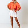 Trendy City Shift Top In Orange Image - 1