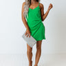 Insta Famous Dress In Kelly Green Image - 1