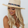 Sunshine Needed Raffia Fedora Image - 1