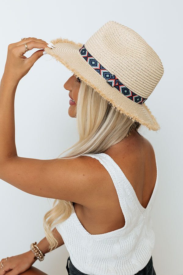 Sunshine Needed Raffia Fedora Image - 3