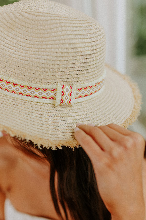 Pool Time Raffia Fedora Image - 3