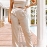 Insta Famous Trousers In Light Beige Image - 1