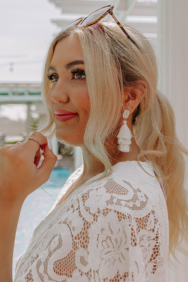 My Style: The White Dress + Best Earring Find - The Mama Notes