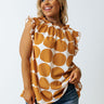 Brunch And Go Shift Top In Camel Curves Image - 1