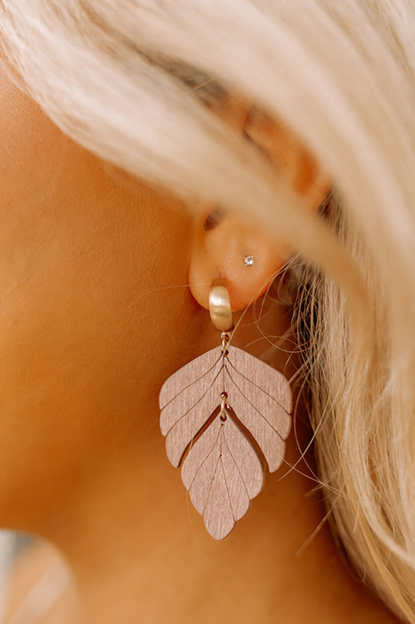 Tree Lined Drive Earrings In Dusty Purple Image - 2