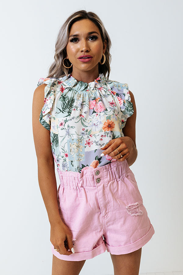 Sweetest Dream Floral Shift Top Image - 2