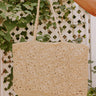 Covered In Sunshine Woven Tote In Natural Image - 1