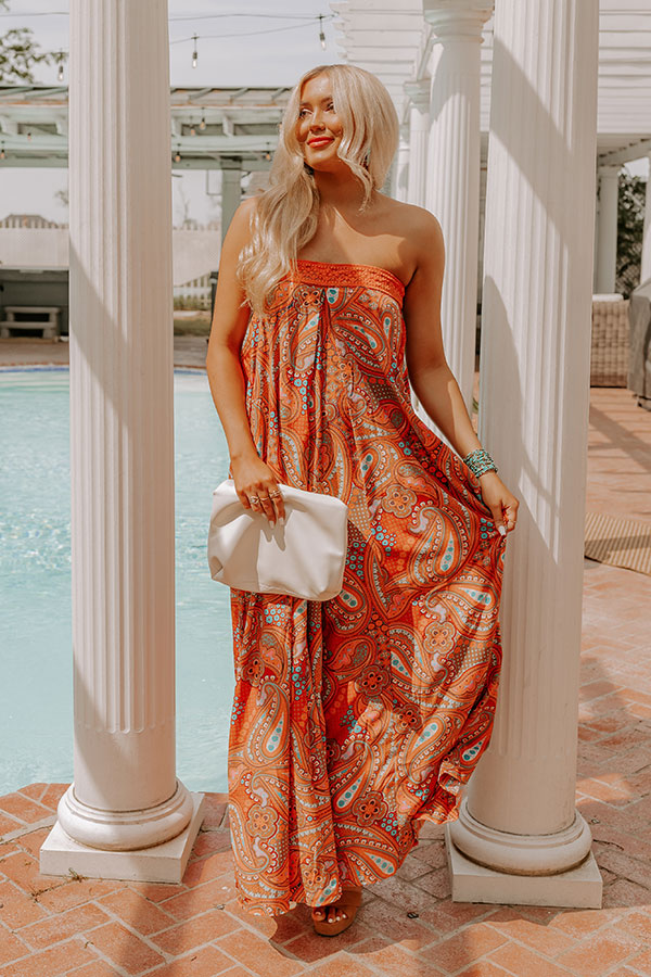 Santorini Season Paisley Jumpsuit Image - 2