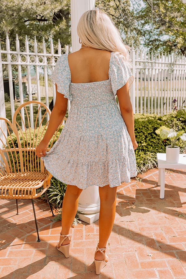 Remember My Smile Dress in Airy Blue Image - 4