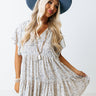 Sip By The Sea Babydoll Dress In Ivory Image - 1