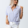 Sunny Pier Button Up Top In Sky Blue Image - 1
