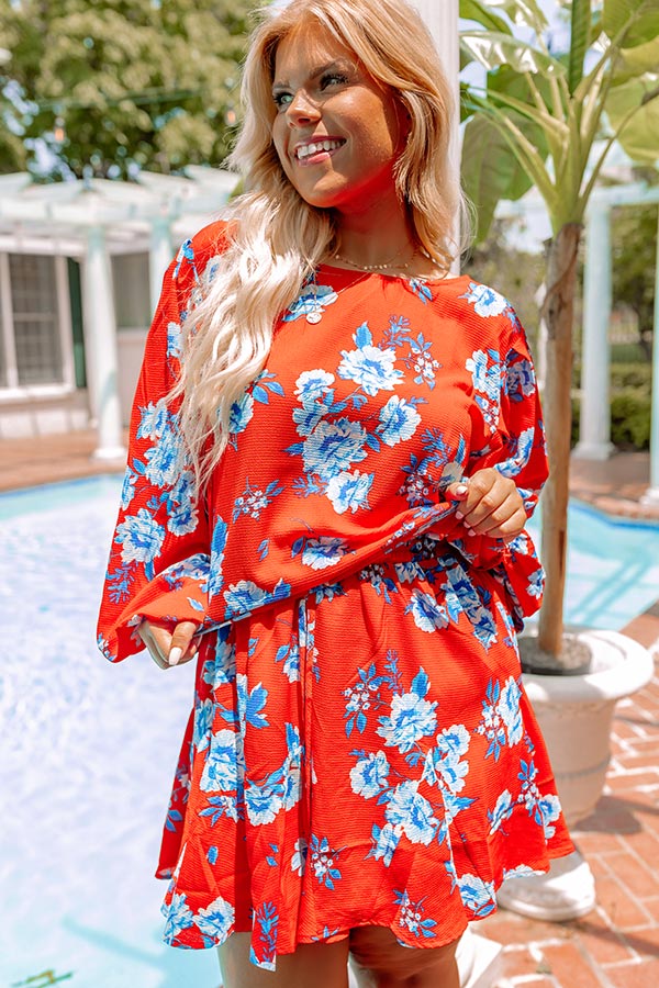 Laguna Luxe Floral Shift Top Curves Image - 2