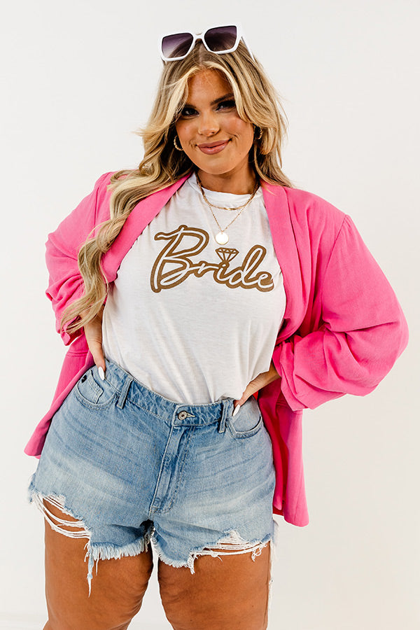 Diamond Bride Graphic Tee Curves Image - 1